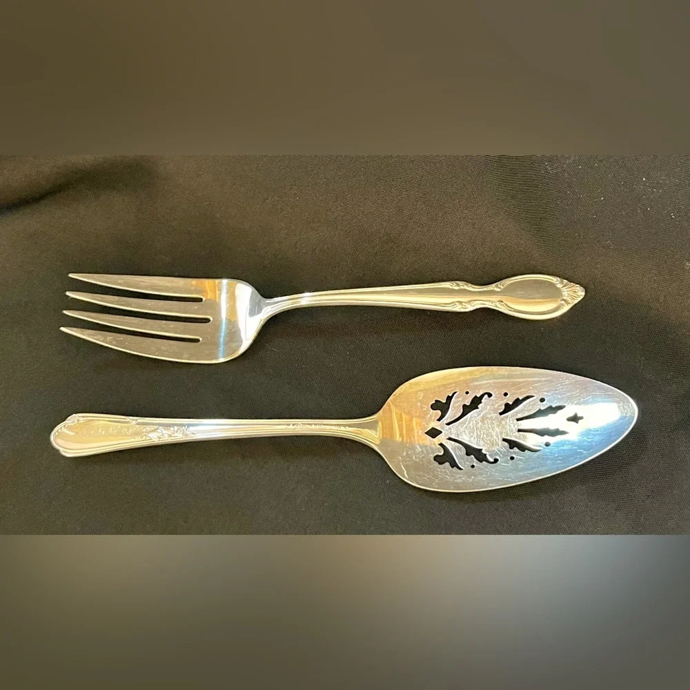 Vtg 1936 A1 Plus Oneida Wm A Rogers Meadowbrook Silverplate 26pc Set inc Extras